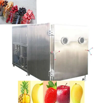 ราคาดี Industry Vacuum Freeze Dryer Machine Strawberry Fruit And Vegetable 120Kw 25kg / Batch ออนไลน์