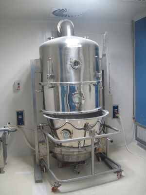 ราคาดี เครื่องทำ Granulating ของไหลแบบใช้ไอน้ำร้อนสำหรับการทำให้แห้ง / เคลือบ ออนไลน์