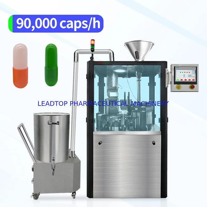 เครื่องเติมแคปซูลอัตโนมัติ 1500 / นาที 5kw พลังงาน 220/380v 50 Hz น้ําหนัก 1100kg