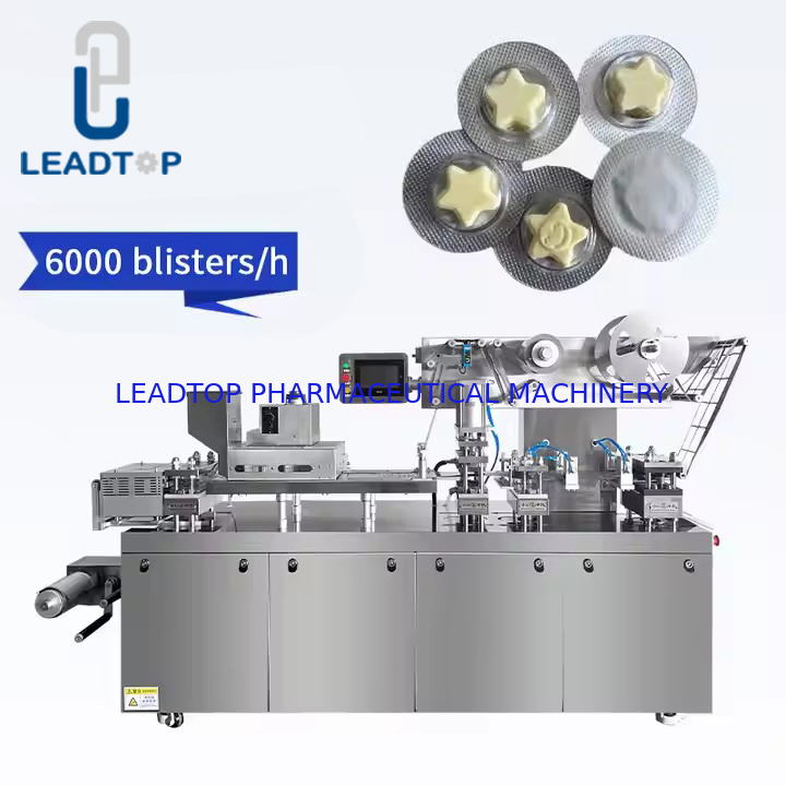 เครื่องบรรจุแผงยา PLC พร้อมหัวเชื่อม 2 หัว 30-60 ชิ้น/นาที