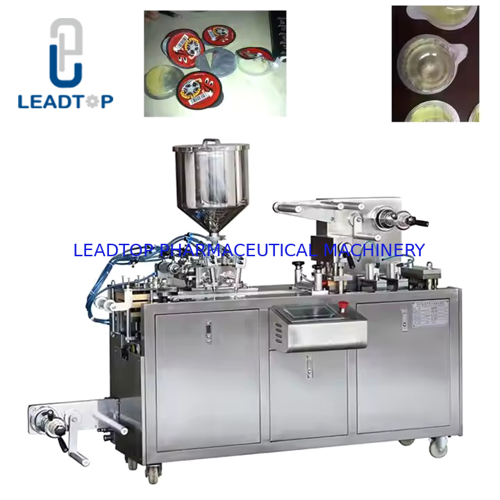 เครื่องบรรจุกระจกขนาด 25 มิลลิเมตร พร้อม PLC และโต๊ะทํางานหมุน