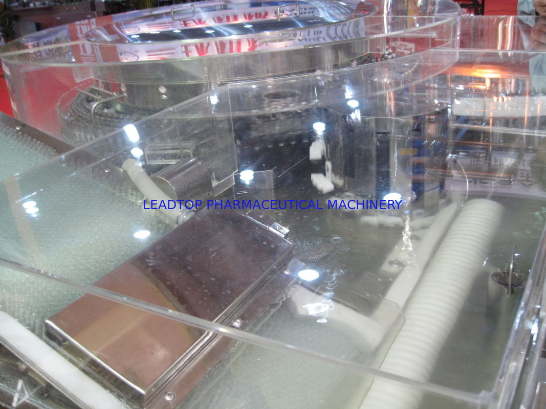 เครื่องซักผ้าขวดแนวตั้ง Ampoule และ Vial Ultrasonic สำหรับเครื่องบรรจุขวดของเหลว