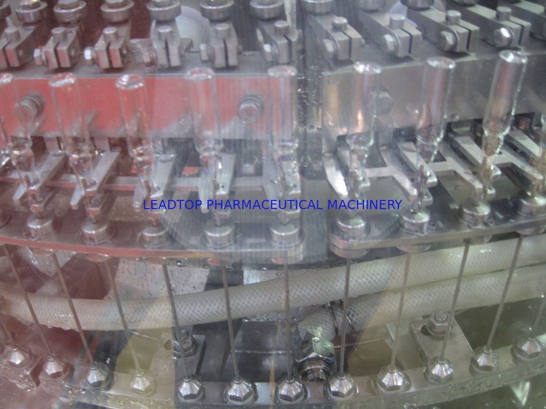 เครื่องซักผ้าขวดแนวตั้ง Ampoule และ Vial Ultrasonic สำหรับเครื่องบรรจุขวดของเหลว