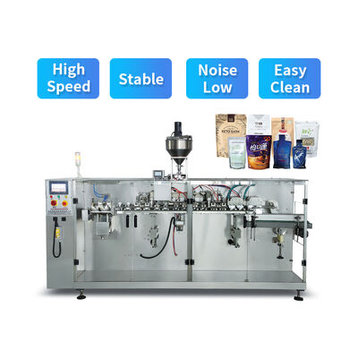 ราคาดี Fully Automatic High Speed Three Servo Food Beverage Chemical Pouch Filling Horizontal multifunctional packaging machine ออนไลน์