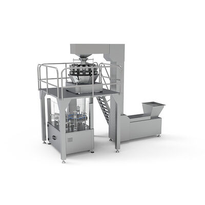 ราคาดี 220V 50Hz 25 ถุง / นาที 0.7Mpa ชั่งน้ำหนักเครื่องบรรจุภัณฑ์ ออนไลน์