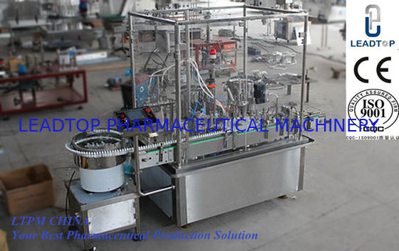 ราคาดี เครื่องบรรจุขวดของเหลวอัตโนมัติพร้อม PLC Control 10-40 ขวด/นาที ออนไลน์