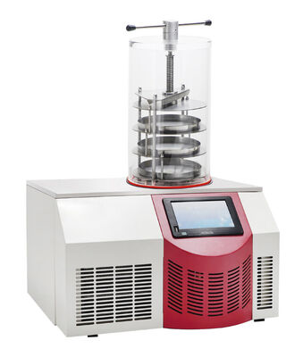 ราคาดี ห้องปฏิบัติการสูญญากาศเทคโนโลยีชีวภาพเครื่องอบแห้งยา 70 มม. ระยะห่างชั้นวาง ออนไลน์